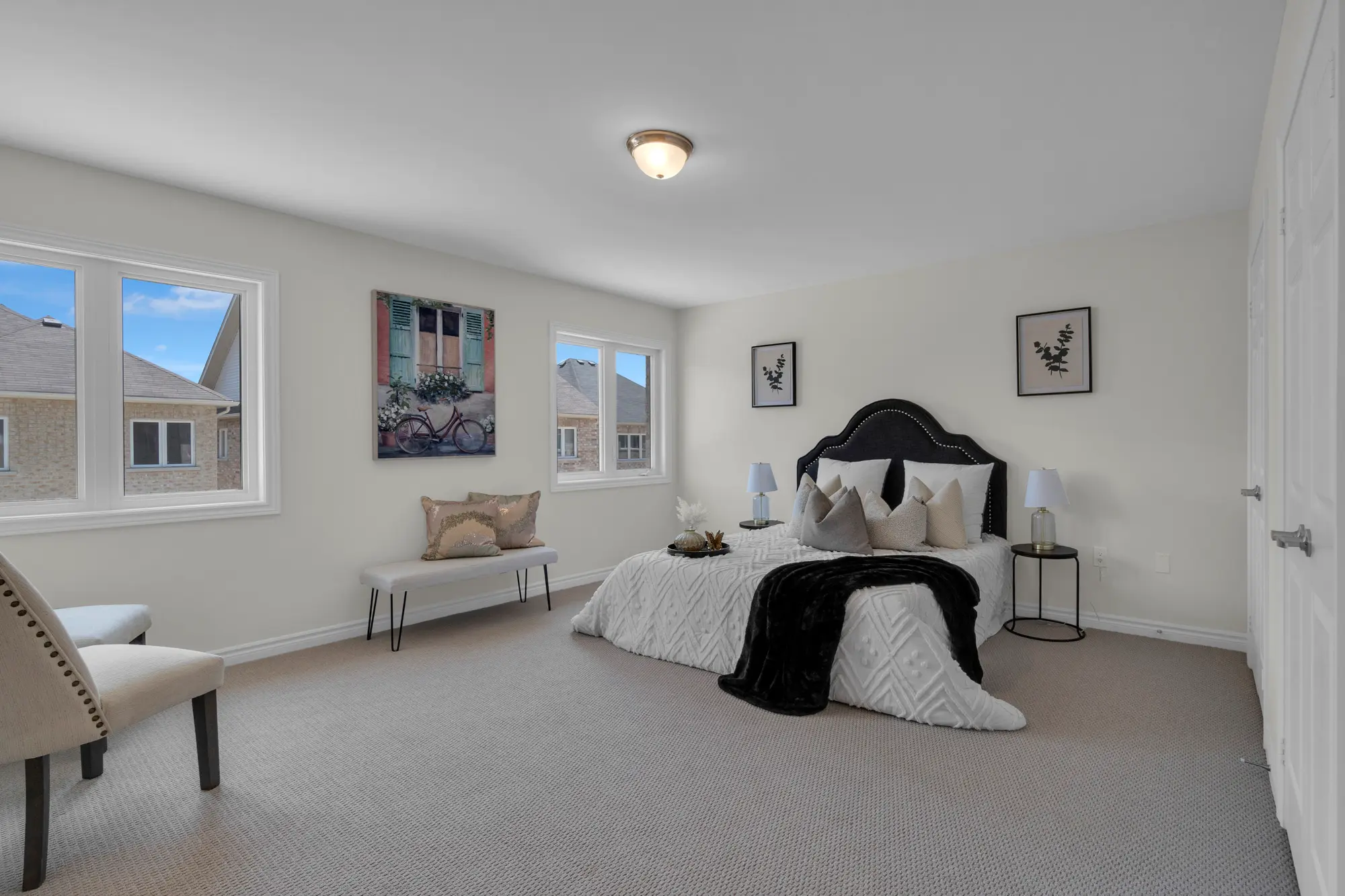 Modern condo staging project in downtown Toronto
