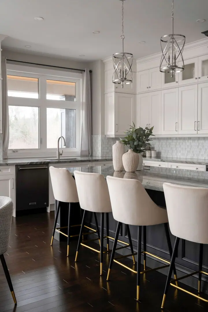 Luxury staged bedroom in Mississauga home